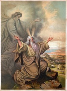 Moses (litho, rundt 1900) av Unbekannter Künstler