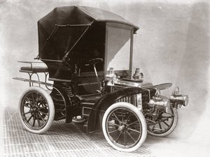 Bil på C S Rolls & Cos stand, Agricultural Hall, London av Unbekannt