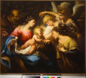 Mystisk ekteskap av Saint Catherine av Unbekannt
