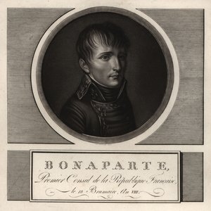 Napoleon Bonaparte, den franske republikkens første konsul, An VIII av Unbekannt