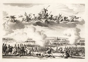 Napoleon Bonaparte, den franske republikkens første konsul, kommanderte den franske hæren i slaget ved Marengo av Unbekannt