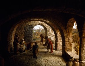 Nativity, Nativity Diorama, Spania, 1900-tallet av William M. Timlin