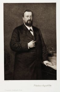 Nikolaus August Otto, tysk ingeniør, ca 1870-årene av Unbekannt