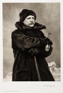 Nils Adolf Erik Nordenskjold, svensk geolog og arktisk oppdagelsesreisende, ca 1880-tallet av Unbekannt