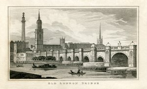 Old London Bridge av Unbekannt