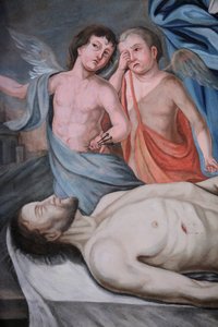 Vår Frue av Assumpsjon kirke. Kristusmaler Cordon Frankrike av Unbekannt