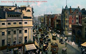 Oxford Circus og Oxford av Unbekannter Künstler