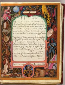 Sider fra albumet Amicorum av Philipp Hainhofer, 1596-1633 av Unbekannt