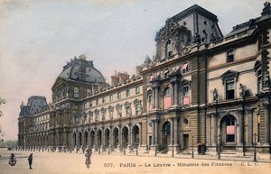 Paris, Frankrike: Louvre, Finansdepartementet av Unbekannter Künstler