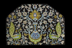 Påfuglpanel. Iran, Isfahan (?) av William M. Timlin