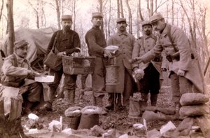 Fotografi fra et personlig album av en infanteriløytnant under de første månedene av første verdenskrig av Unbekannt