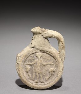 Pilgrimskolbe med Saint Menas, 500-700 av Unbekannt