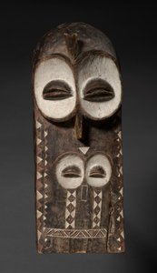 Plankemaske, muligens tidlig på 1900-tallet av Unbekannt