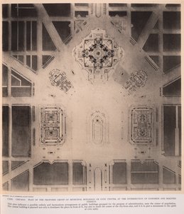 Plate CXXX fra Plan of Chicago av Unbekannt