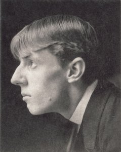 Portrett av Aubrey Beardsley (1872-98) av Frederick Evans (1853-1943) (sepiafoto) av Unbekannt