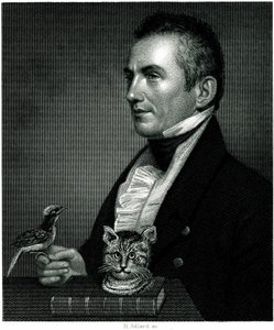Portrett av Charles Waterton (1782–1865), engelsk naturalist-reisende, på en gravering fra 1800-tallet. av Unbekannter Künstler
