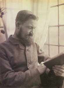 Portrett av George Bernard Shaw (1856-1950) som en ung mann av Unbekannt