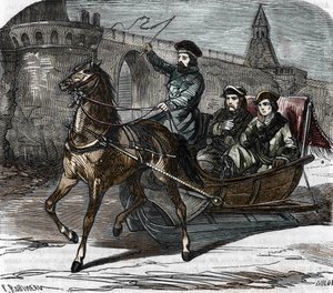 Portrett av ridderen av Eon i Russland, juni 1756 av David Mosé