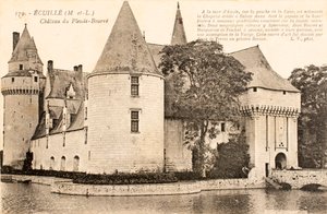 Postkort / Chateau de Plessis Bourre / Ecuille / Maine et Loire / Pays de Loire / Frankrike av William M. Timlin