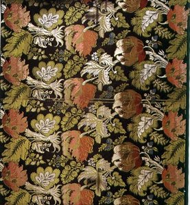 Trykket bomullsdekke fra Coromandel-kysten, ca. 1800