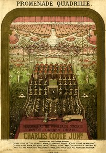 Promenade Quadrille score cover av Unbekannter Künstler