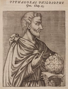 Pythagoras, gresk filosof og matematiker, 600-tallet f.Kr av Unbekannt