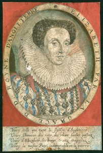 Dronning Elizabeth I av Unbekannter Künstler