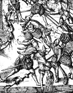 Religious wars. Massacre of St. Barthelemy (St-Barthelemy, Saint Barthelemy), August 24 av Unbekannt