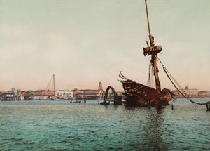 Restos del USS Maine, Havana (bilde) av Unbekannt