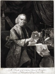 Richard Lovett , britisk fysiker, ca 1750-1780 av Unbekannt