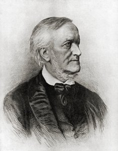 Richard Wagner - profil av Unbekannt