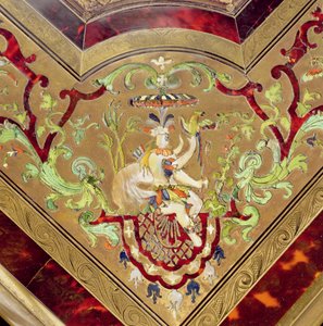 Kongelig byråplate laget for Madame Sophie av J.H. Rieser av Unbekannt