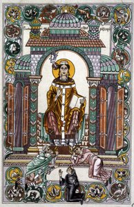 Saint Dunstan (illustrasjon) av Unbekannter Künstler