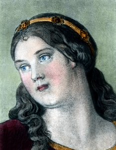 Saint Elizabeth som tenåring av Unbekannter Künstler