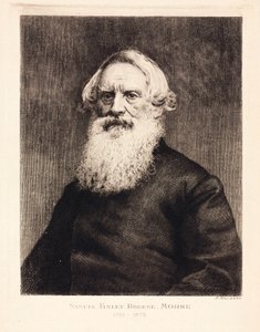 Samuel FB Morse, amerikansk kunstner og oppfinneren av morsekoden, ca 1870 av Unbekannt
