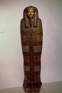 Sarkofag av Nehemes Mentou, prest av Amon, egyptisk av Unbekannt