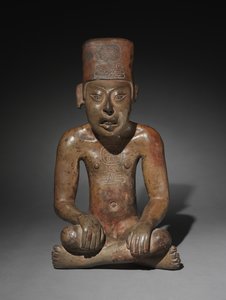 Sittende figur, Oaxaca, 300 f.Kr.-700 e.Kr av Unbekannt