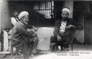 Serbia, Florina: Tyrkiske menn - Postkort 1914-1918 av William M. Timlin