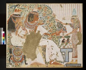 Helligdom reist av farao Taharqa i hoffet til Amun-tempelet bygget av ham i Kawa i Nubia, 25. dynasti, sen periode, 690-64 f.Kr. (bilde) av Unbekannt
