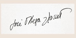 Signatur av José Ortega y Gasset (penn og blekk på papir) av Unbekannt