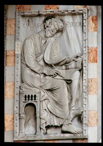 St. Luke, relieff fra nordsiden av basilikaen av Unbekannt