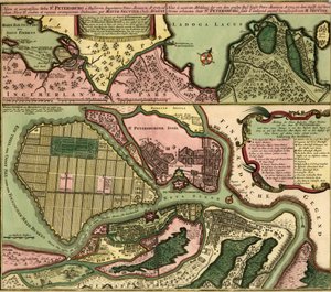 St. Petersburg, Russland av Unbekannter Künstler