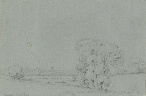 Stafford - North East View: blyanttegning, nd [?1800-tallet] av Unbekannt