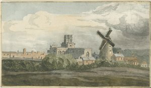 Stafford - North West View: vannfargemaleri, og [?1800-tallet] av Unbekannt