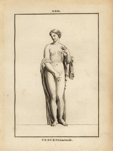 Statue av Venus Victrix, romersk gudinne for kjærlighet, skjønnhet, sex og fruktbarhet av Unbekannt