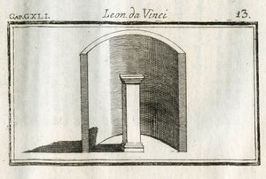 Studier av bakgrunner, skygger og lys. "" Det er bedre å ha de aluminiserte delene i de mørke feltene, og de mørke delene i de lyse feltene, slik det er demonstrert for figuren. "" Gravering fra "" Treat de la peinture "& av Unbekannt
