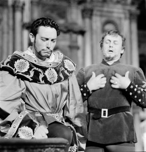 Teatro La Fenice: Otello - die Opernsänger Mario Del Monaco - Palazzo Ducale - Venedig - 1960