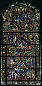 Utvisningen fra Edens hage, lignelsen om den barmhjertige samaritan, lidenskapen og andre bibelske scener, fra ambulatoriet av Unbekannt