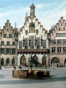 Frankfurts rådhus heter Römer av Unbekannter Künstler