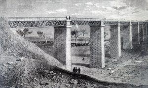 Moorabool-viadukten. av Unbekannt